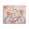 Stupell Industries Love In The Air Tulip Bike Basket Canvas Wall Art